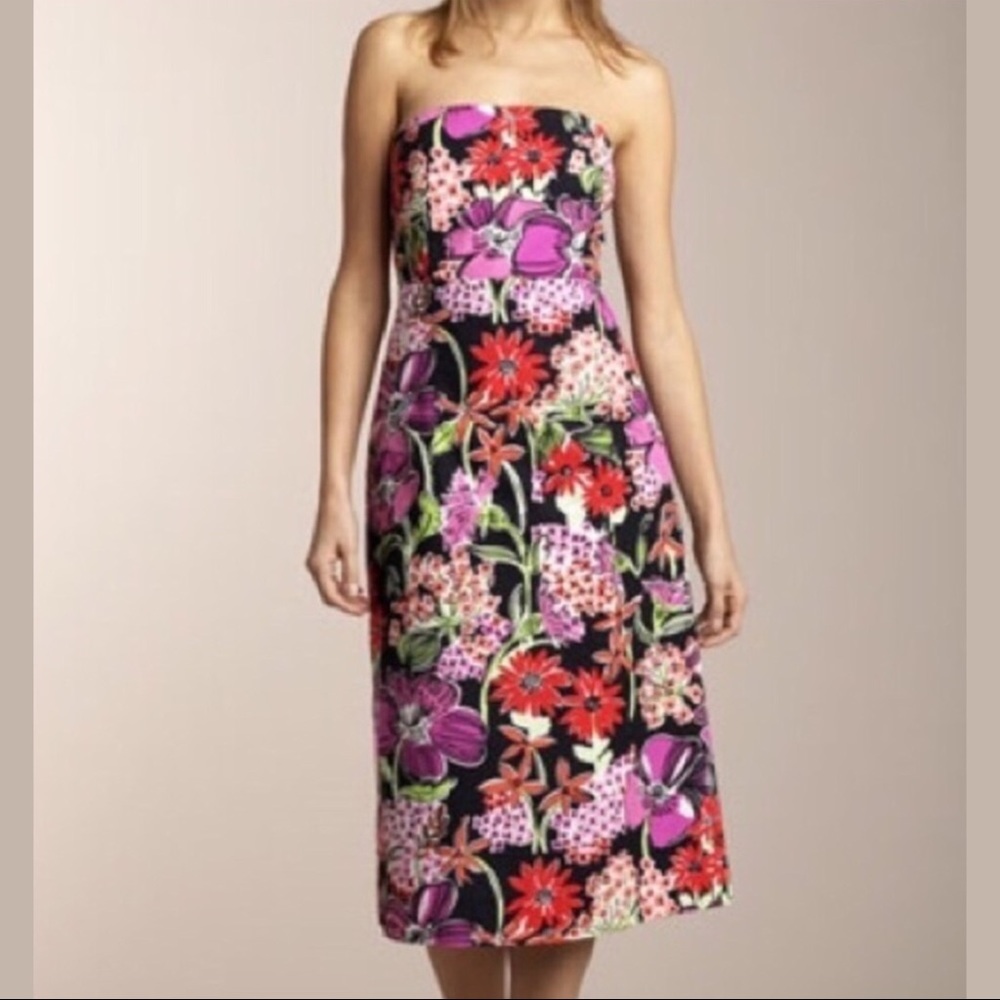 Lilly Pulitzer Sabrina Dress Black Flower Market - Picture 3 of 15
